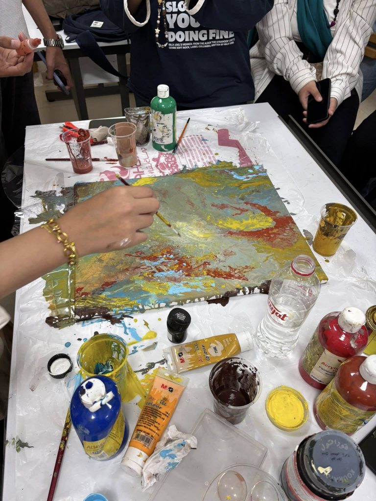 Color Pouring workshop